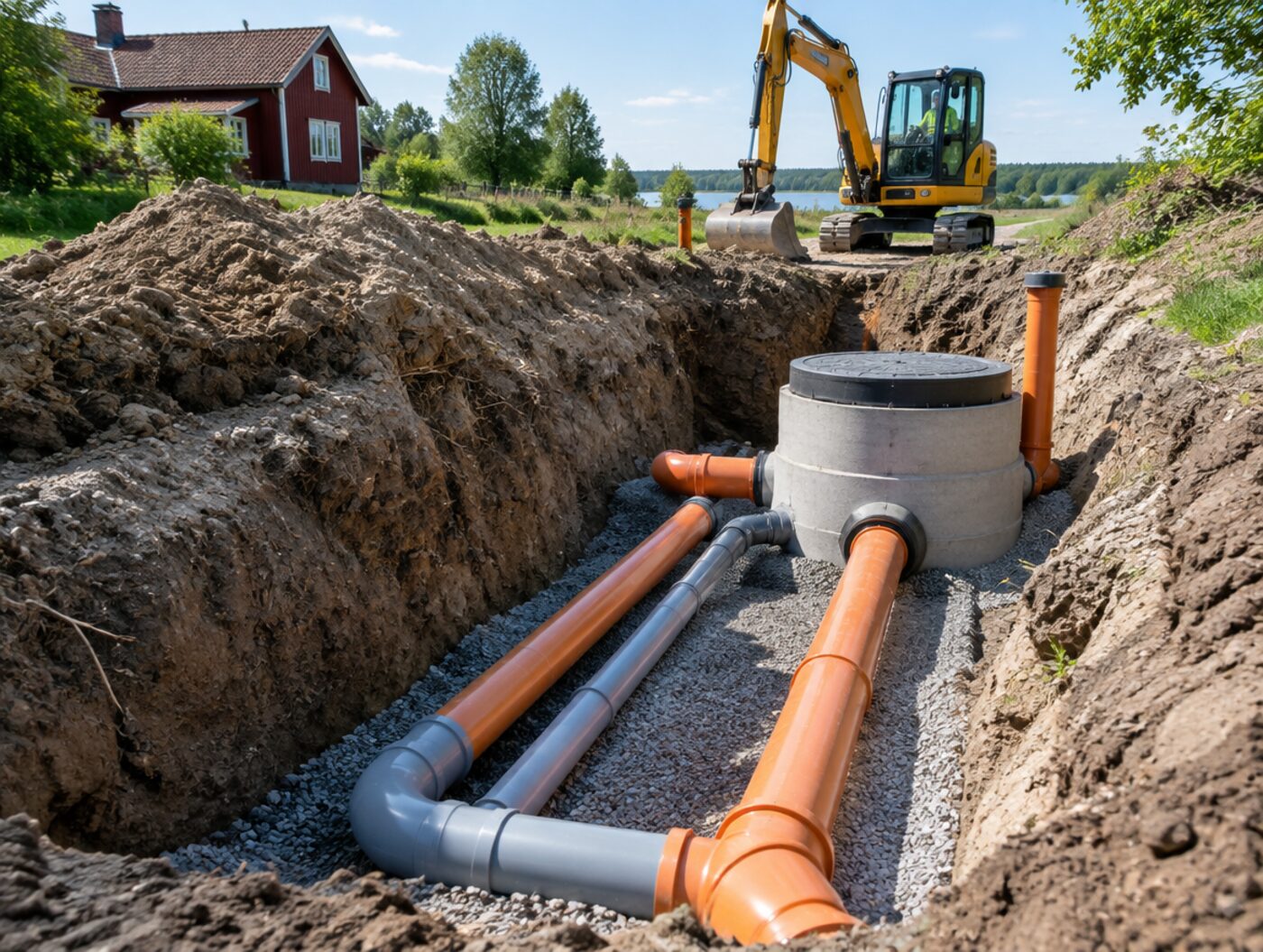 VA-arbeten i Örebro och Närke, Cederlind Mark & Schakt